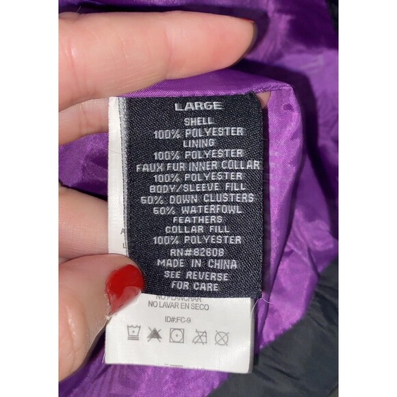 Free Country Power Down Series Women’s Lg Puffer Coat Down Clusters & Waterfowl - Picture 7 of 11